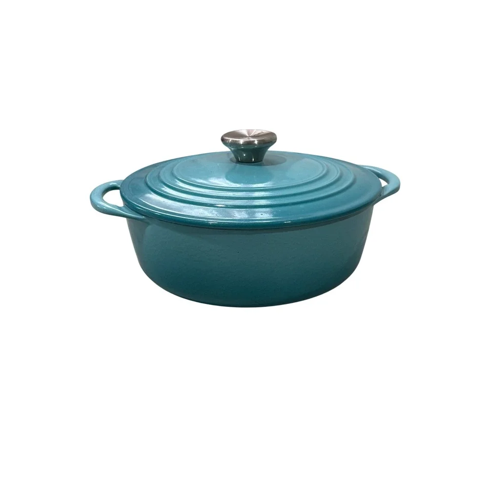 Le Creuset Signature Cast Iron 3.5 Quart Sauteuse, Caribbean Teal